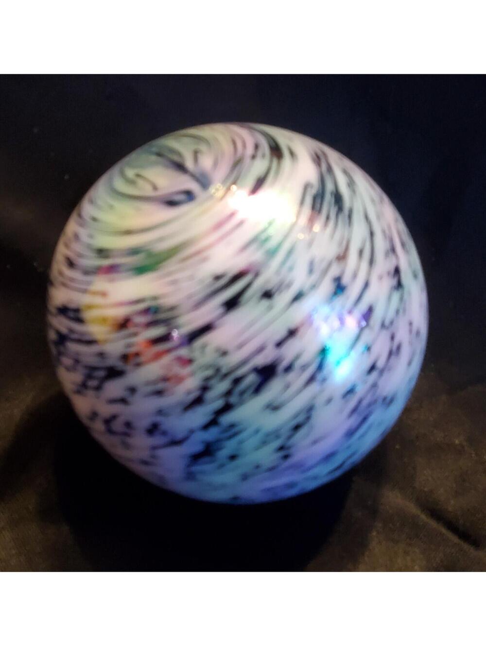 Vtg Unmarked,white Pink,purple,swirl